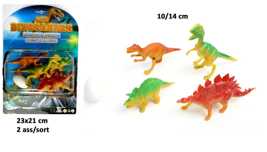 DINOSAURE 4 PCS AVEC OEUF (BG10372) 24/144