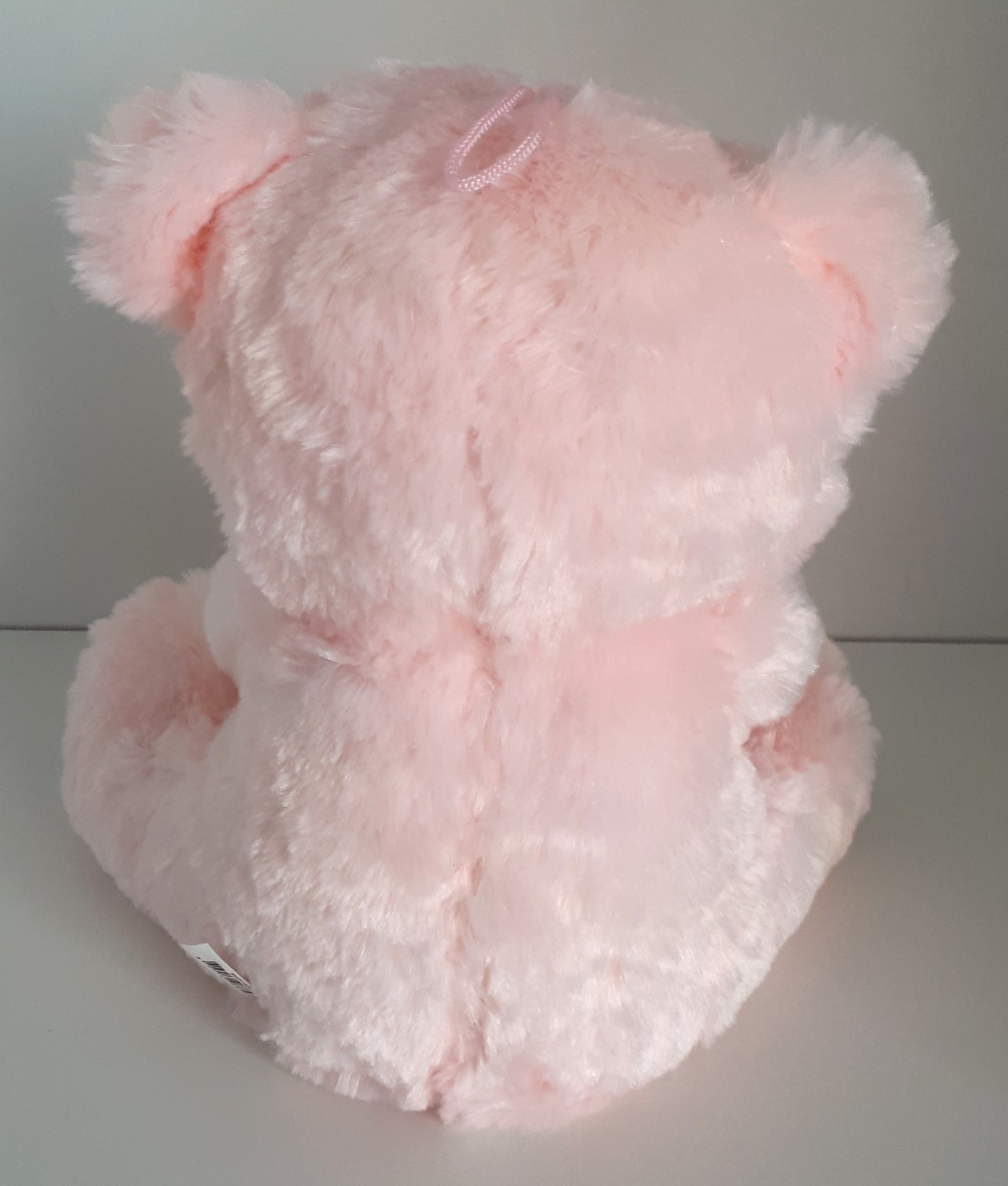 PELUCHE OURS ROSE AVEC COEUR 28 CM (MJ4377) 30/6