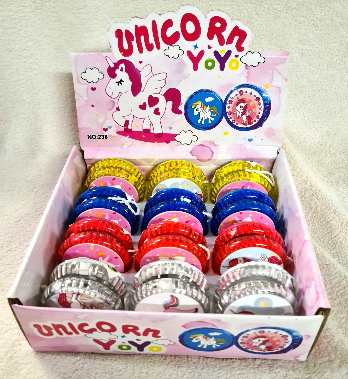 YOYO LICORNE LUMINEUX X 12PCS (TF6448) 120/240
