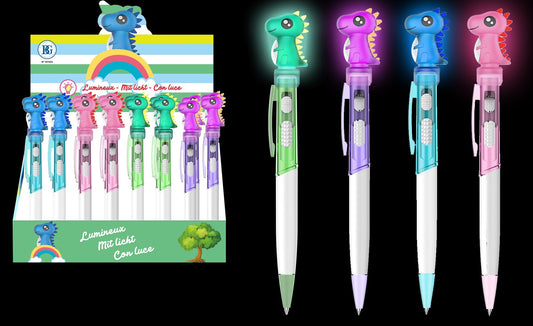 STYLO DINOSAURE LUMINEUX X36PCS (BG39366)