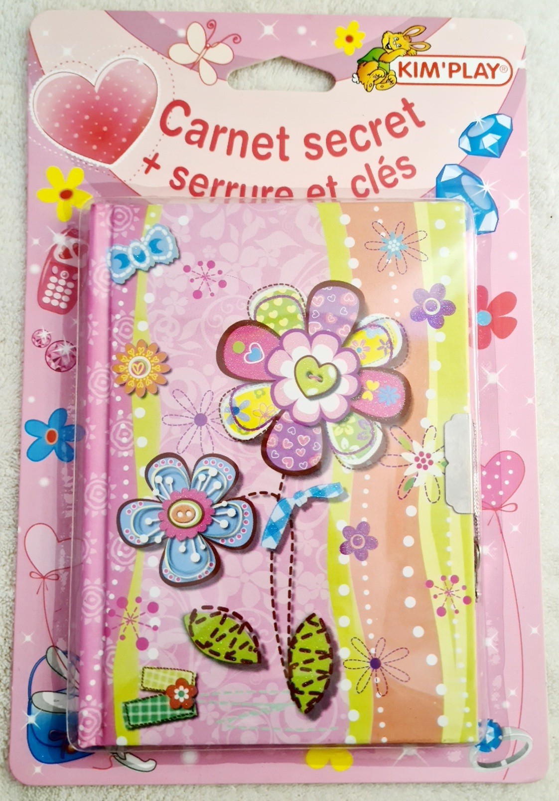 CARNET SECRET FLEUR (CO1965) 24/96