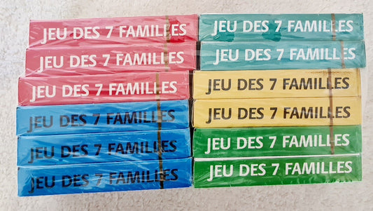 JEU DE 7 FAMILLES ANIMAUX 5 MOD X12PCS (CO333 2)