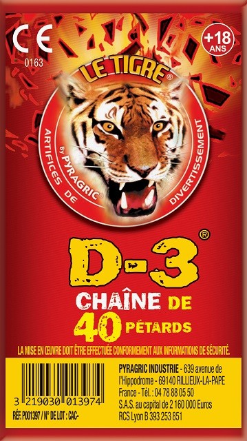 PETARD TIGRE D3 (PY001397)