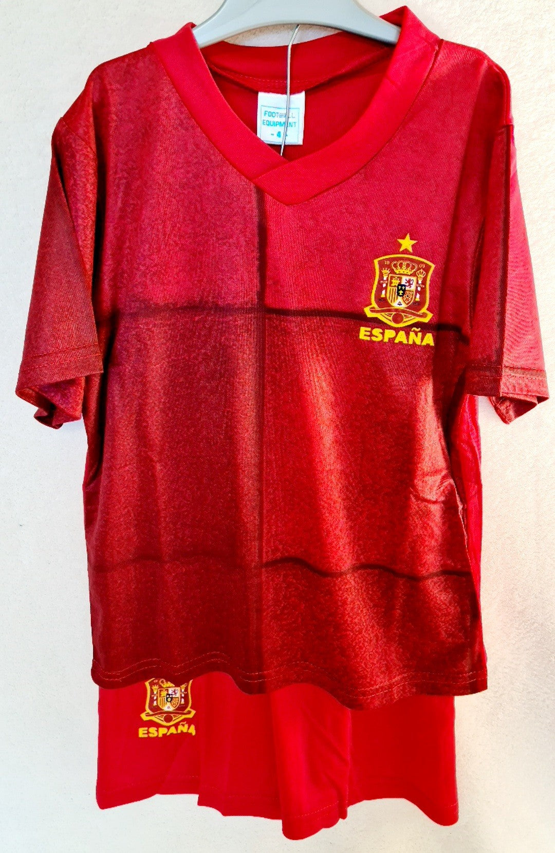 MAILLOT ET SHORT ENFANT ESPAGNE (CAMSEES)