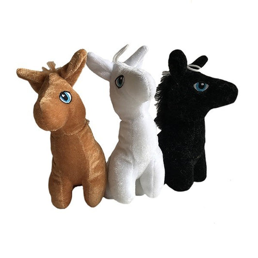 PELUCHE CHEVAL 18CM X12PCS (MJ30226)