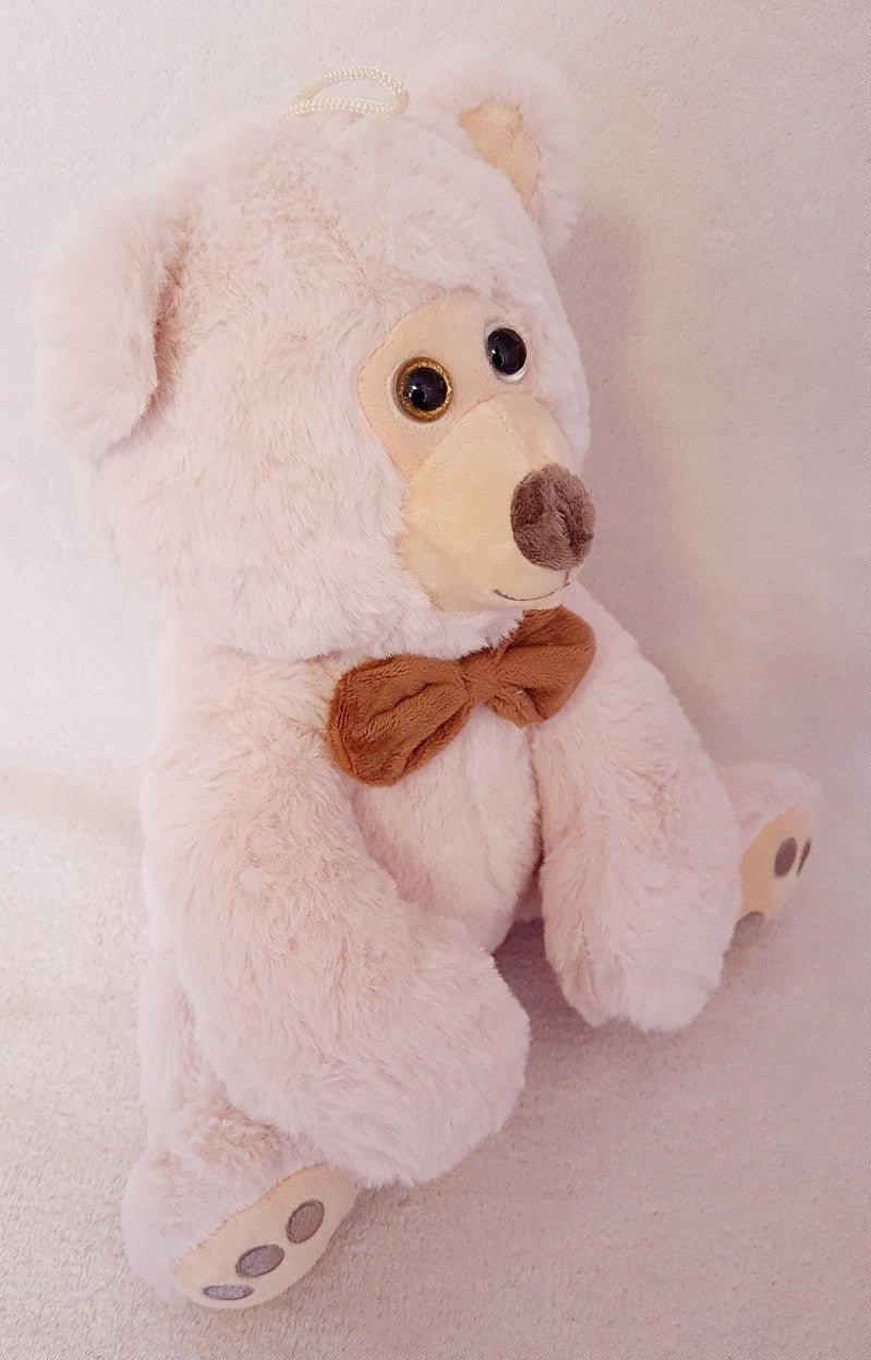 PELUCHE OURS NOEUD MARRON 26CM (MJ50323) 42