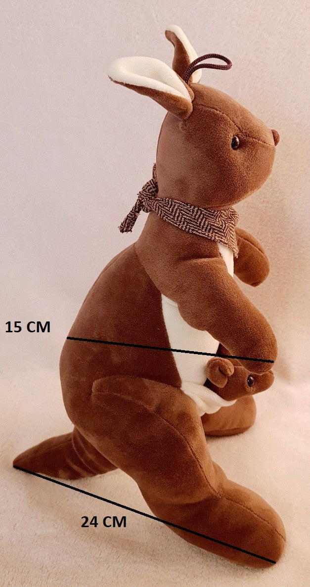 PELUCHE KANGOUROU 30CM (MJ50293)